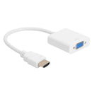 Male to Female Adapter HDMI to VGA Converter Digital Analog Audio Adapter Cable