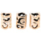 10Pcs/Set Hair Coil Dreadlocks Braid Tube Rings Metal Cuffs Hair Jewelry Dec OZ