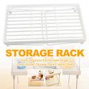 Cupboard Single Layer Kitchen Storage Rack Folding Shelf  Organizer
