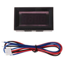 Car Motorcycle Digital Tachometer Tacho Gauge with Battery Overvoltage Alarm New
