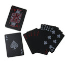 Quality black plastic PVC poker waterproof magic playing cards table game gift