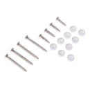 4 Way Lockable Dogs Cat Security Flap Door Kitten Puppy Pets Gate (White L) A