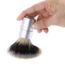 1Pc Men'S Hair Shaving Brush Stainless Metal Handle Soft Synthetic Nylon Ha