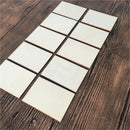 70pcs Plywood Sheets for Craft, Pyrography, DIY Wood Plaque Home Decors Signs