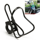 Black Universal Motorcycl Bike Handlebar Drink Cup Holder Beverage Water Bottles