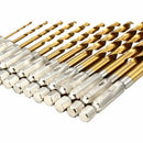 Set 13 pieces Drilled Cobalt Titanium HSS Handle Hexagonal Quick Change M3M9