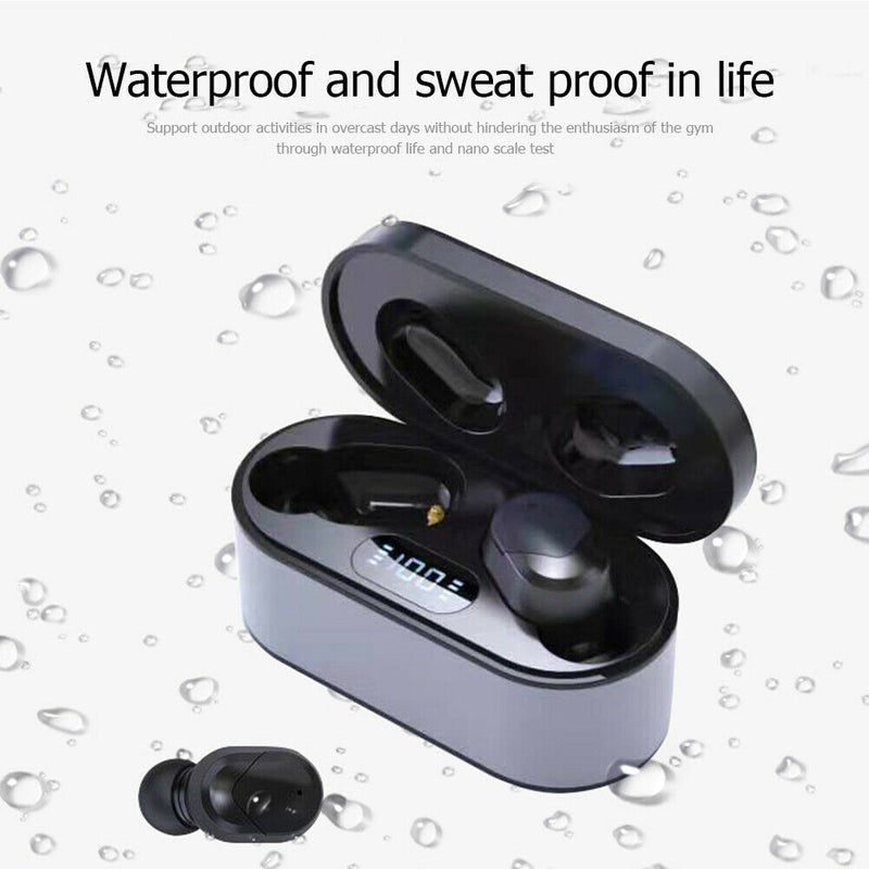 JS1 TWS Bluetooth 5.0 Wireless Earphone Noise Cancelling In-ear Earbuds w/Mic