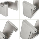3 Piece Bathroom Accessories Set - Towel Ring, Toilet Paper Holder, Coat Ho