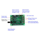 5V 12V Brushless DC Motor Driver Controller Board for Hard Drive Motor 3/4 Wi BX