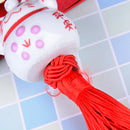 1PC cute lucky fortune ceramics cat pendant home car ornament decoration JR 3C