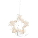 Christmas Tree Pendant Cute Plush Home Festival Ornaments (Star Apricot) A