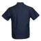 Unisex Denim Chef Jacket Coat Short Sleeves Shirt Kitchen Uniform Blue M
