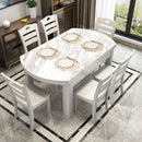 6PCS PVC Placemat for Dining Table Hollow Pad Coaster Pads Table Bowl Mats