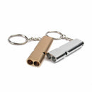 Survival Loud Whistle SOS Emergency Alloy Aluminum Keychain Camping Hiking Tools