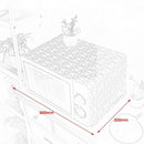 Modern Style Cover Microwave Dust Proof Cover Microwave Oven Hood Home Deco