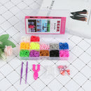600pcs rubber loom bands girl gift elastic band for diy weaving lac Ew