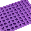 88 Holes Silicone Ice Mold DIY Creative Square Heart Shape Ice Mold Fruit I