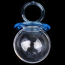 50pcs Mini Pacifier Plastic Table Confetti for Baby Shower-Blue R4O8