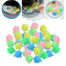 100 Count PVC Laundry Balls Washing Balls Cleaning Drying Fabric Cloth Softener