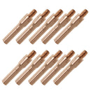 20pcs 45mm Contact Nozzle Tip for MAG/MIG Gas Shielded Welder Fit 0.8mm+1mm