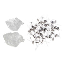 100Pcs 25mm Candle Wicks & 200g High-Quality Clear Paraffin Gel Jelly Wax for
