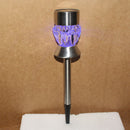 2pcs Solar LED Lamp Outdoor Garden Yard Lawn Ground Light Change Color Lamp A