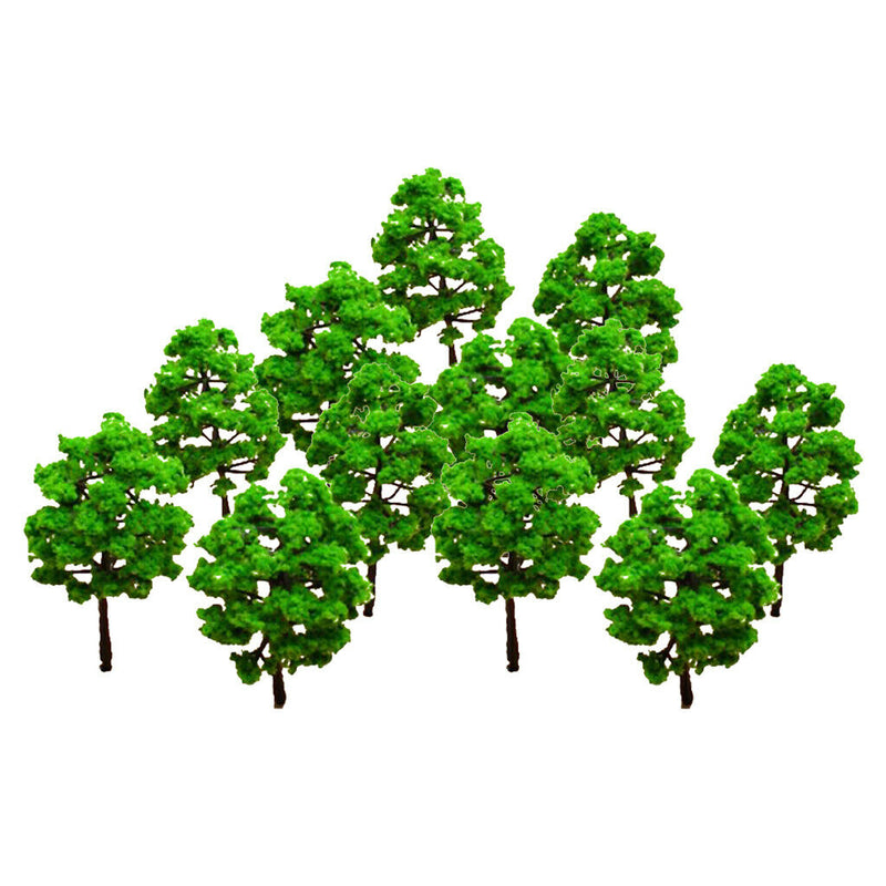 10 Pieces Train Sides Tree Sets Decorative Accessories