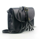 women messenger bags crossbody bags ladies shoulder purse(Black)