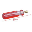 Red Clear Plastic Handle CATV Cable F Connector Insertion Tool Imperial Uni L4S4