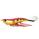 Plastic 25g Wood Shrimp Squid Hook Fishing Lure Hard Baits for Outdoor Tool