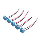 5pcs H7 Bulb Socket Fog Driving Light Lamp Wire Harness Pigtail Base