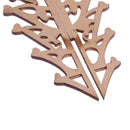 2pcs Christmas Tree Wood Chip Ornaments Xmas Hanging Pendant Decor A