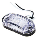 2 x Car Truck Trailer Piranha LED Side Marker Blinker Light Lamp Bulb White R9W4