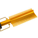 Heating High Heat  Hot Comb Portable Flat Brush for Afro Hair AU Golden