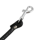 hook buckle PU Leather Pet Leash 120cm Black