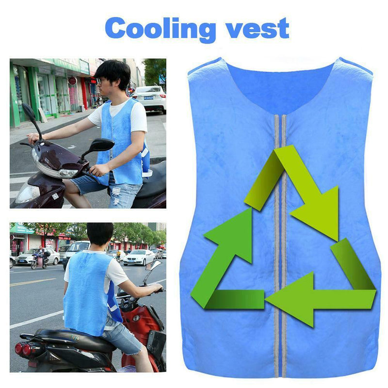 Ice Cooling Vest Summer Cool Sunstroke Prevention Clothes Outdoor Travel Sports