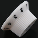 White Black 1 Volume&2 Tone Guitar Control Knobs For Strat Style Guitar H1D9