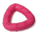 Rubber Pet Dog Puppy Cat Dental Teething Healthy Teeth Gums Triangular Chew
