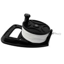Durable Scuba Dive Reel Kayak Anchor Attached with Handle 150ft Nylon Line Black