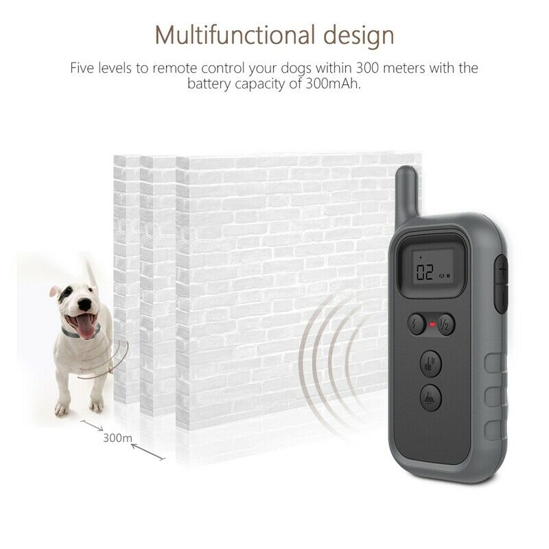 Dog Training Collar Rechargeable Shock Collar for Small To Large Dogs with