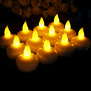 5Pcs Flameless Candle Pillar Bulb, LED Tea Light Battery, Electric Candle