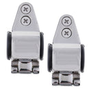 2x Stainless Steel Jaw Slide Boat Bimini Top Fitting for 20-22-25mm Pipe
