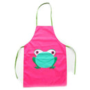 Lovely Kids Children Baby Girls Cartoon Printed Waterproof Cooking Apron (P