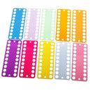 10Pcs Plastic Embroidery Thread Plate Cross Stitch Threading Board Tools