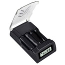 1X(Smart Battery Charger With Lcd Display Lcd Smart Display Fast Battery Ch