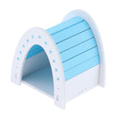 Hamster House Hideout Hideaway Exercise Toys for Rat Small Animal Blue