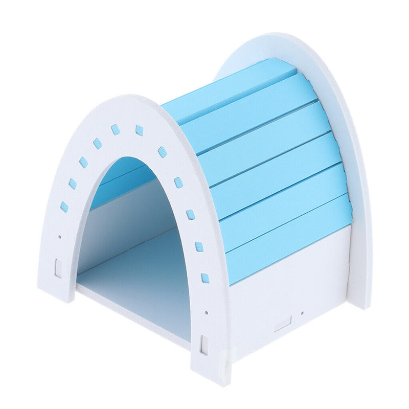 Hamster House Hideout Hideaway Exercise Toys for Rat Small Animal Blue