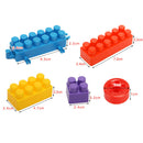 180pcs Construction Engineering Building Blocks