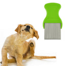 Comb Head Hair Lice Nit dog Safe Flea Eggs Dirt Dust Remover Steel Tooth BrushLJ