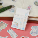 46pcs Couple Sweet Time DIY Diary Stickers Paper Labels Gifts Packaging Decor %a